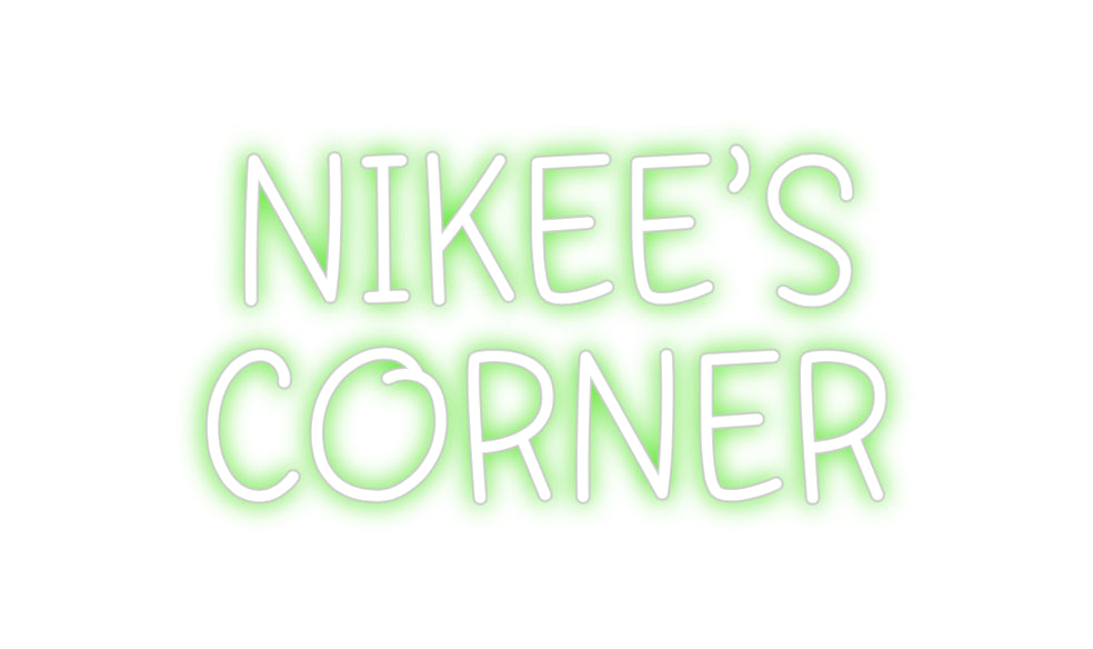 Custom Neon: NIKEE'S
CORNER