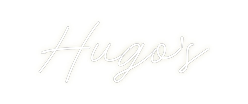 Custom Neon: Hugo's