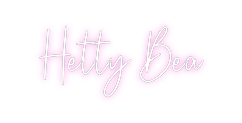 Custom Neon: Hetty Bea