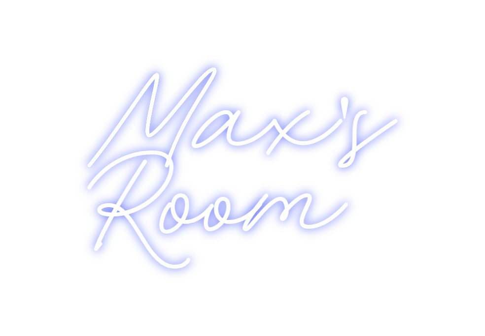 Custom Neon: Max's
Room