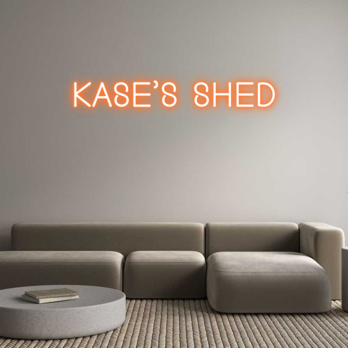 Custom Neon: KASE’s SHED