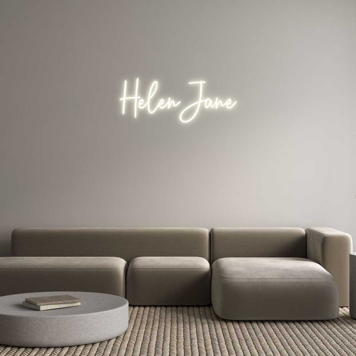 Custom Neon: Helen Jane