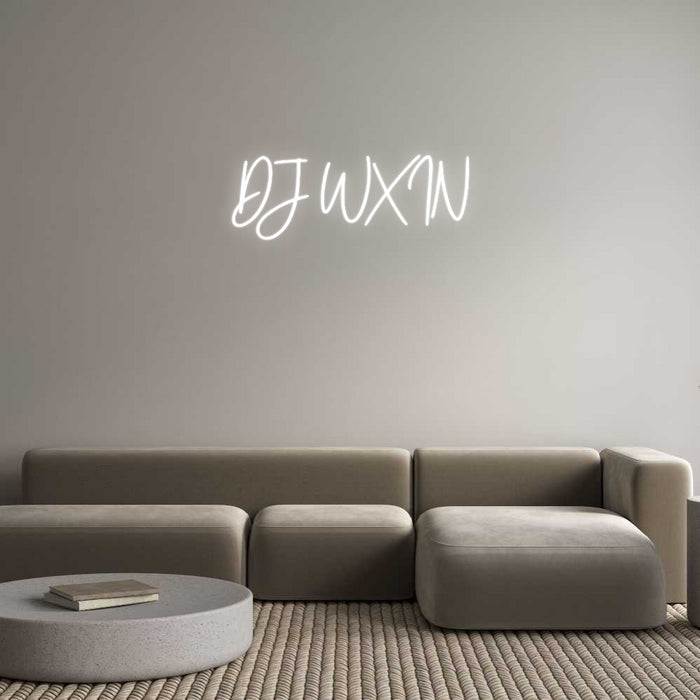 Custom Neon: DJ WXIN