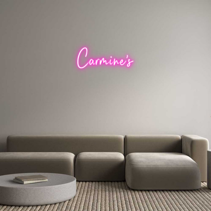 Custom Neon: Carmine's