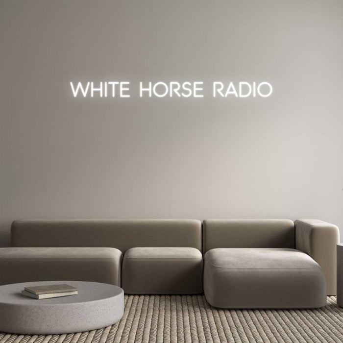 Custom Neon: White Horse R...