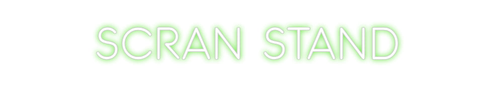 Custom Neon: Scran Stand