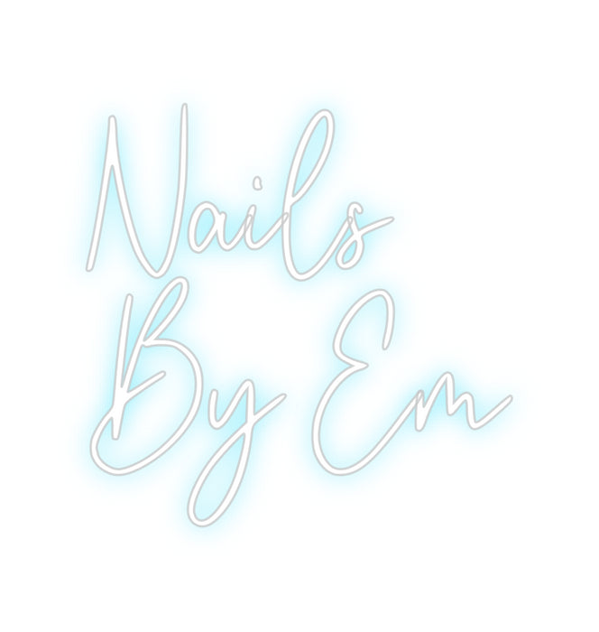 Custom Neon: Nails 
By Em