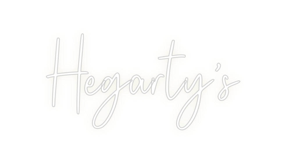 Custom Neon: Hegarty’s