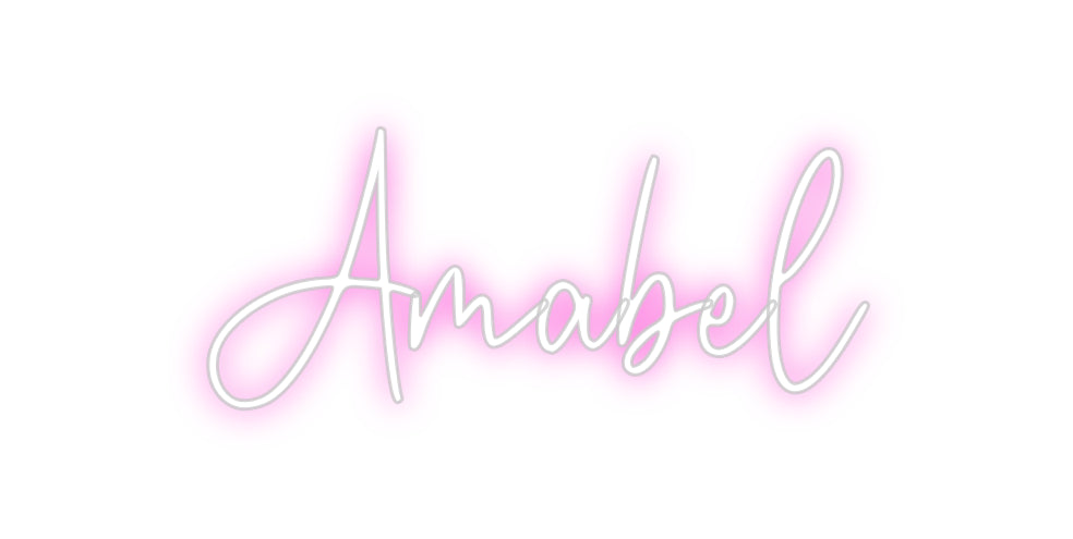 Custom Neon: Amabel