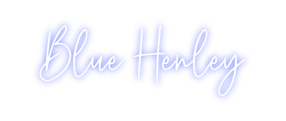 Custom Neon: Blue Henley