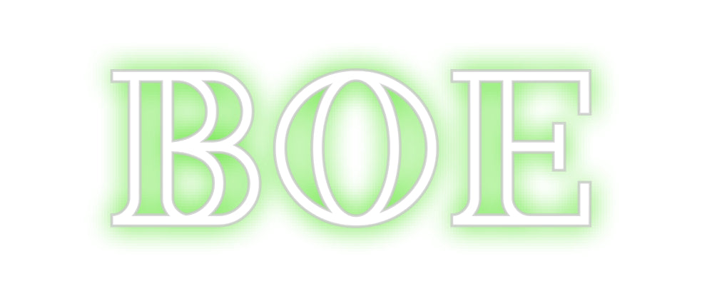 Custom Neon: BOE