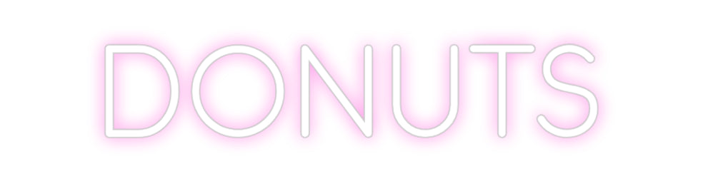 Custom Neon: Donuts