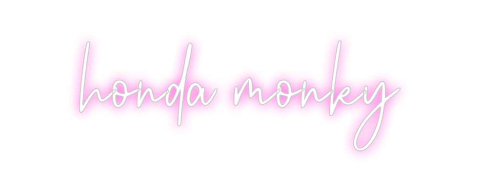 Custom Neon: honda monky