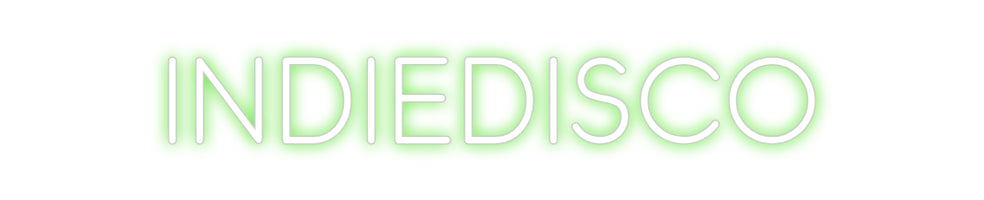 Custom Neon: INDIEDISCO