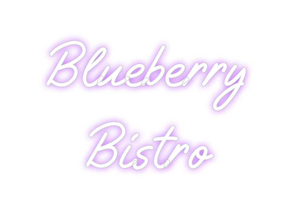 Custom Neon: Blueberry  
...