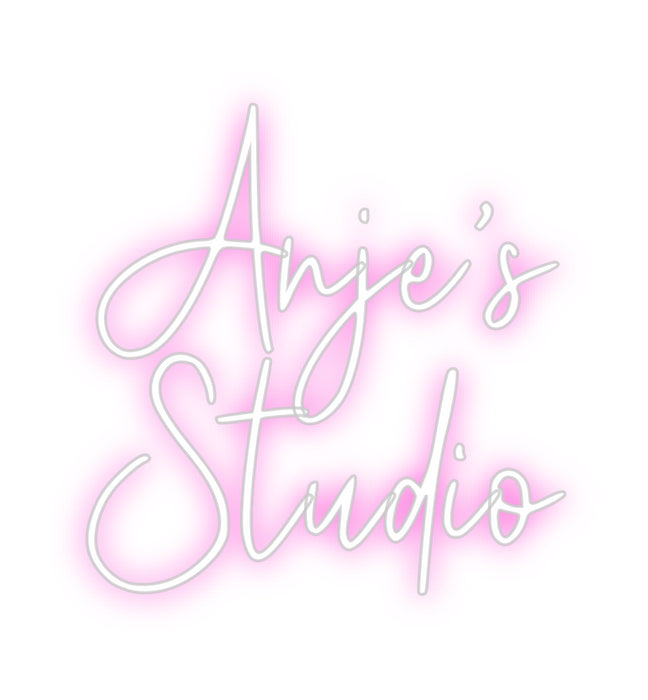 Custom Neon: Anje’s
Studio