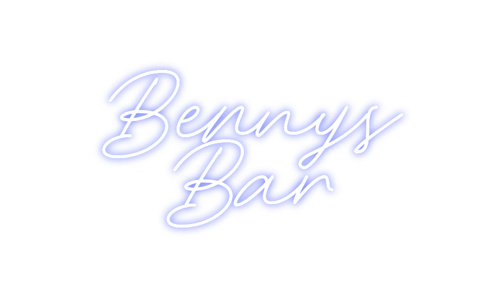 Custom Neon: Bennys 
Bar