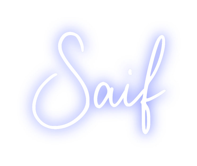 Custom Neon: Saif