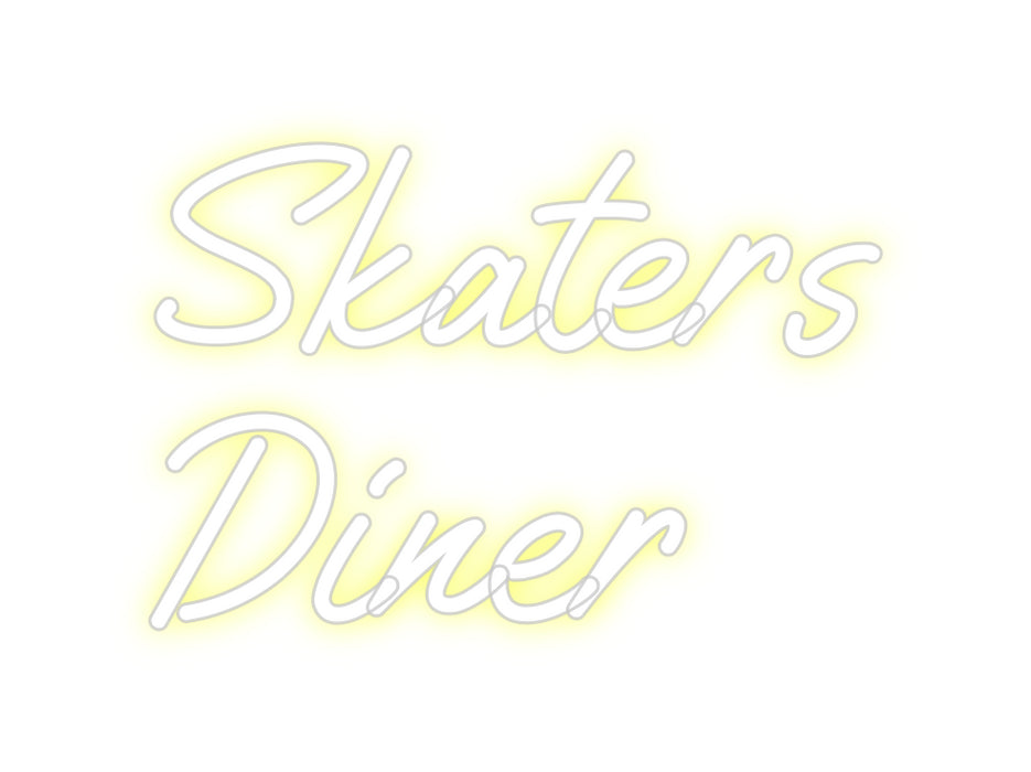 Custom Neon: Skaters 
Diner