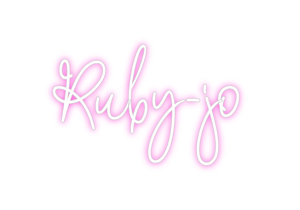 Custom Neon: Ruby-jo