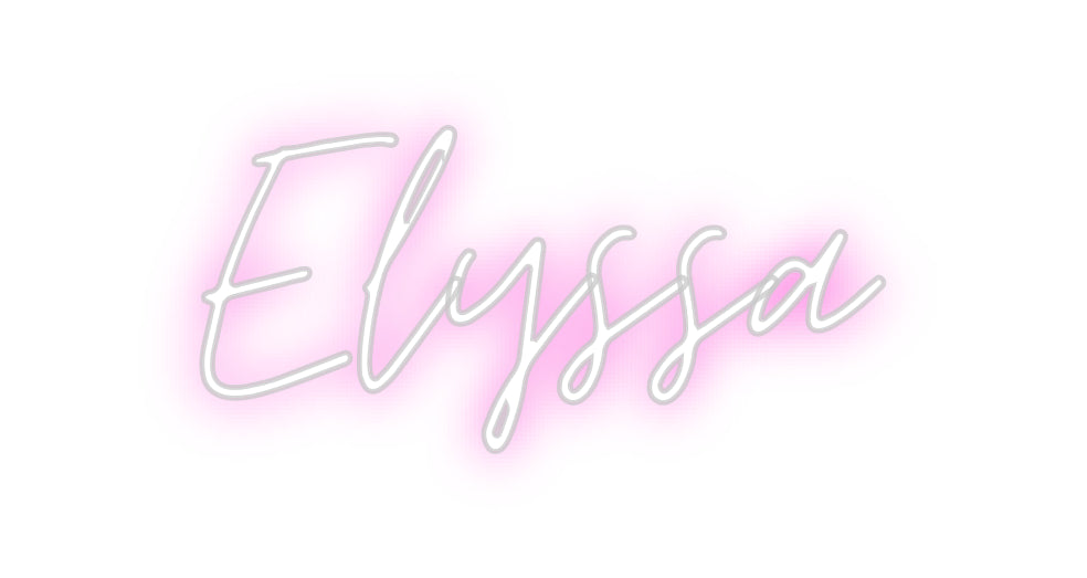 Custom Neon: Elyssa