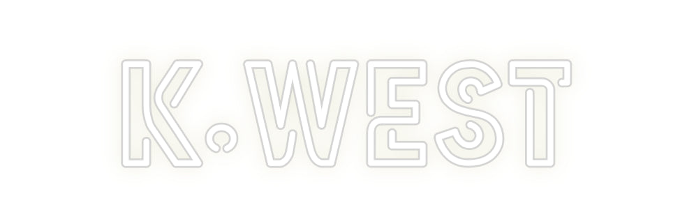 Custom Neon: K.West