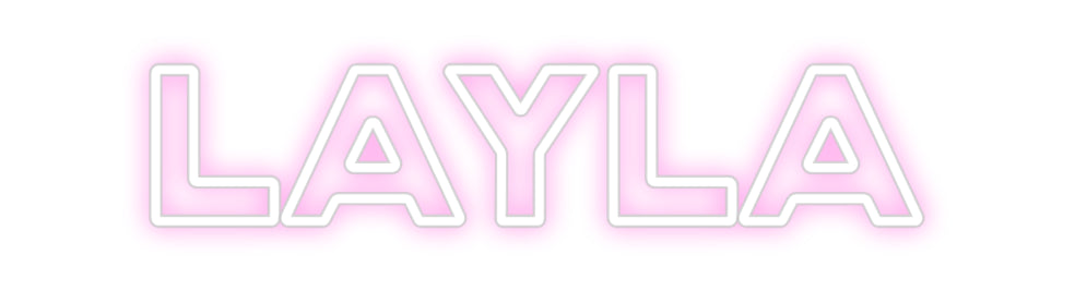 Custom Neon: LAYLA