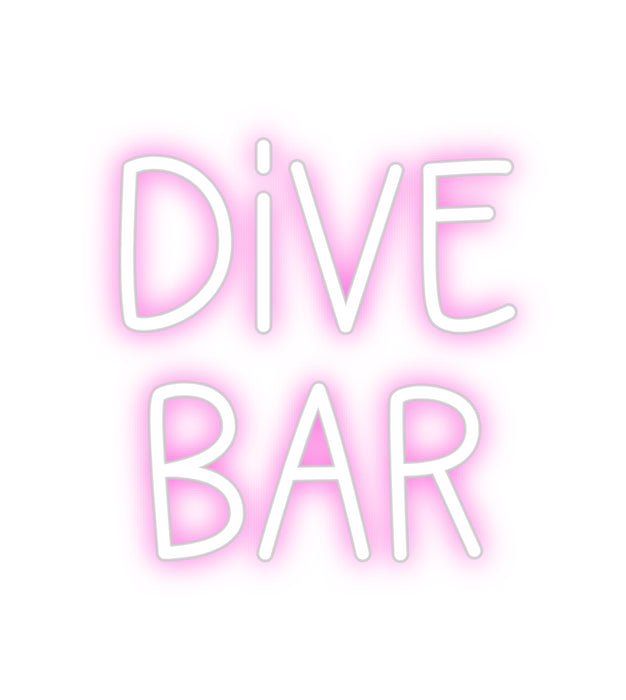 Custom Neon: Dive 
Bar
