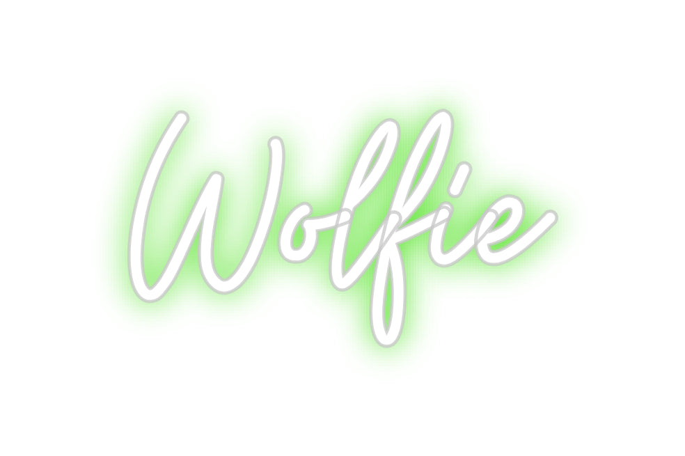 Custom Neon: Wolfie