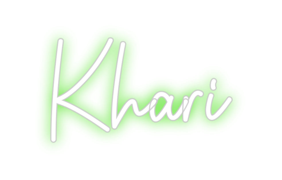 Custom Neon: Khari