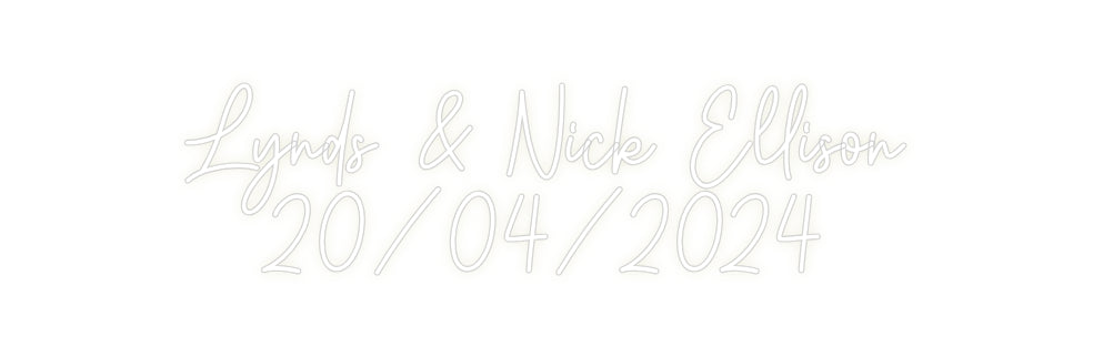 Custom Neon: Lynds & Nick ...