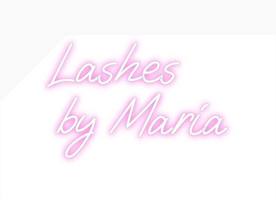 Custom Neon: Lashes 
by M...