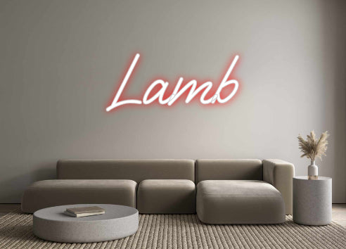 Custom Neon: Lamb