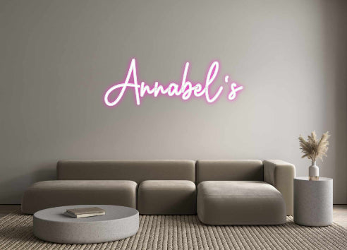 Custom Neon: Annabel's