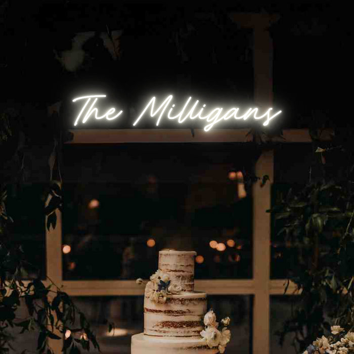 Custom Wedding Neon: The Milligans