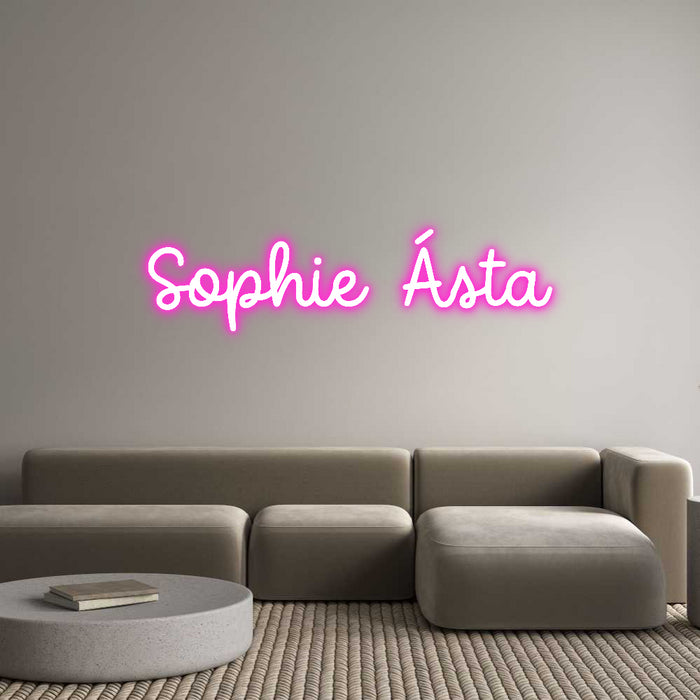 Custom Neon: Sophie Ásta