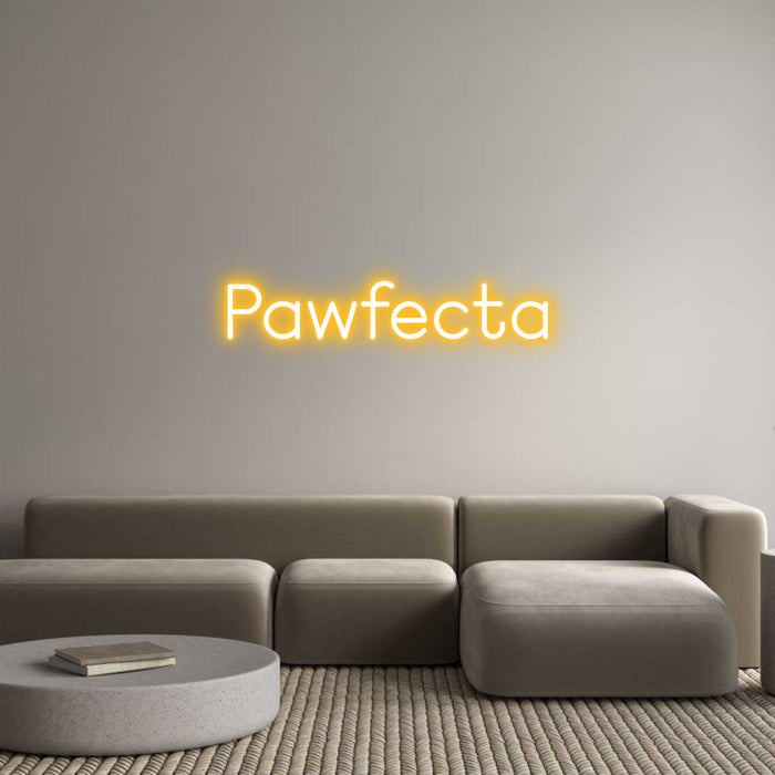 Custom Neon: Pawfecta