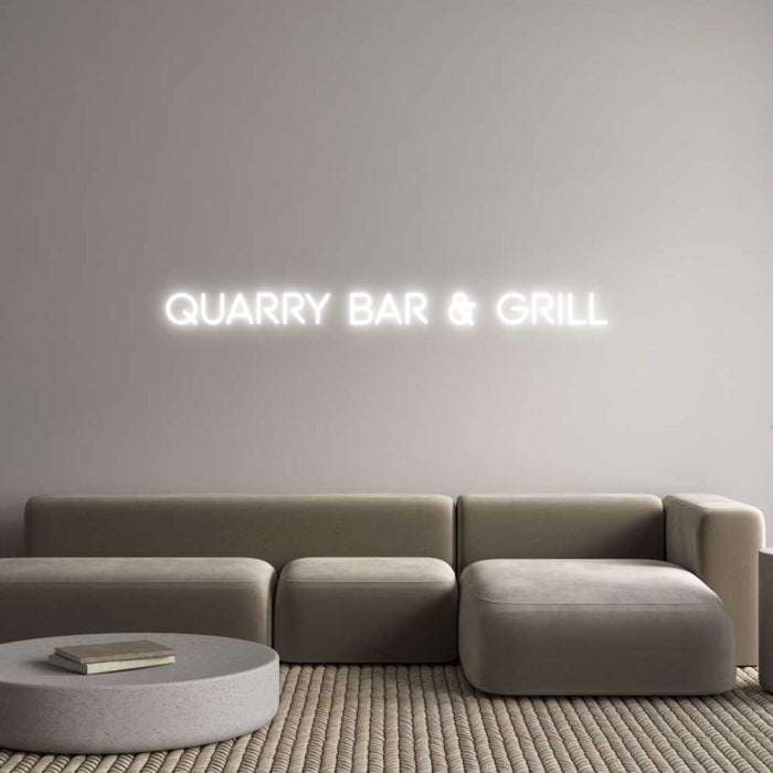 Custom Neon: Quarry bar & ...