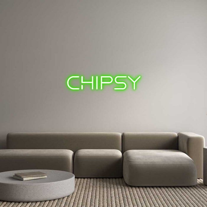 Custom Neon: CHIPSY