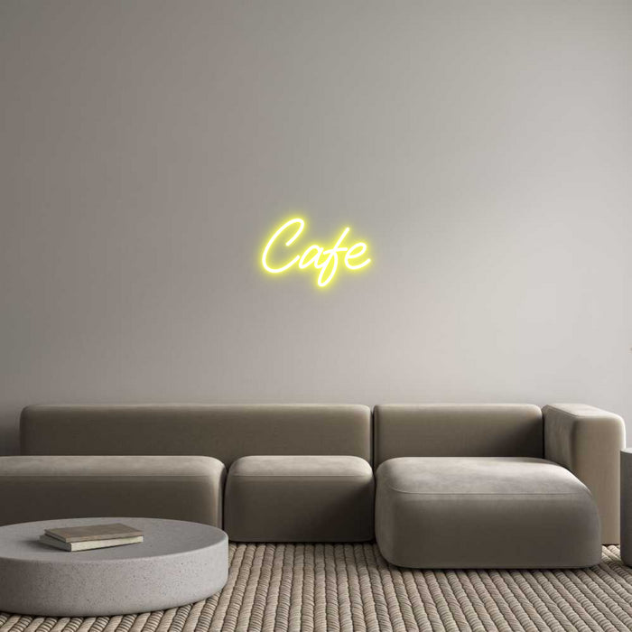 Custom Neon: Cafe