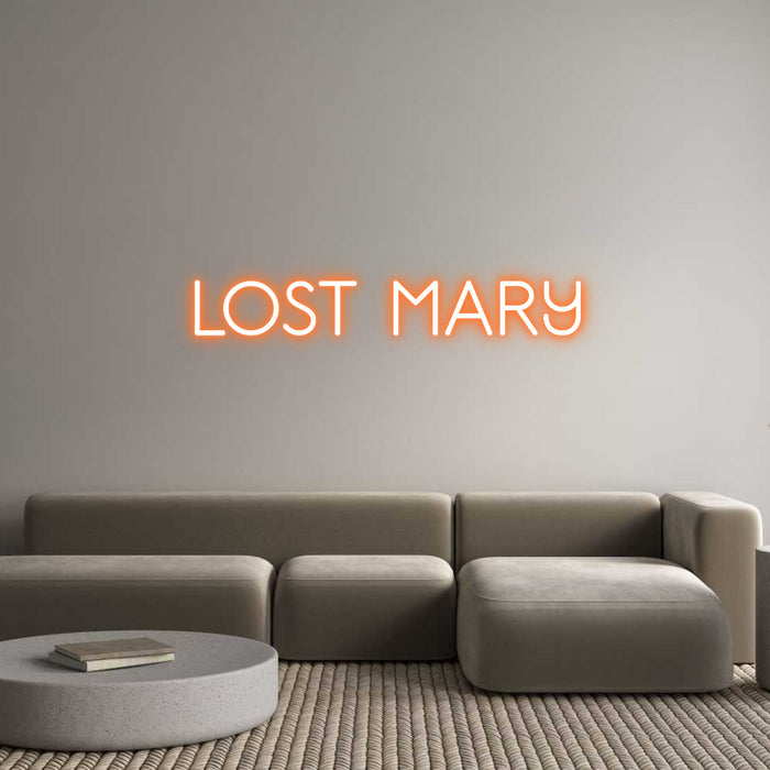 Custom Neon: LOST MARY