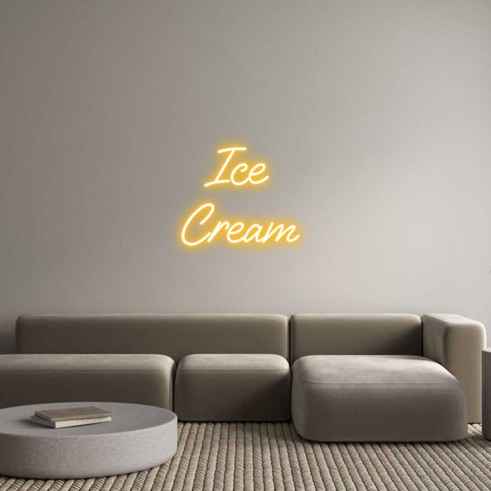 Custom Neon: Ice  
Cream