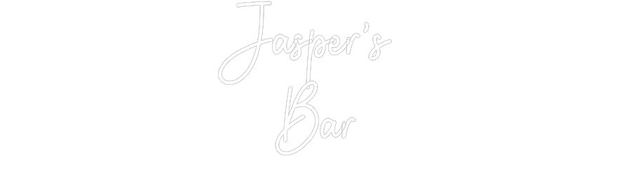 Custom Neon: Jasper’s 
Bar