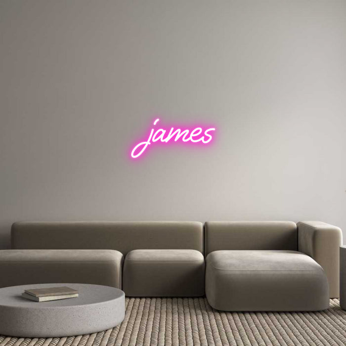 Custom Neon: james