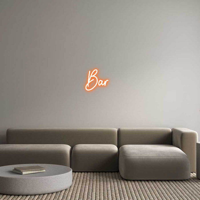 Custom Neon: Bar