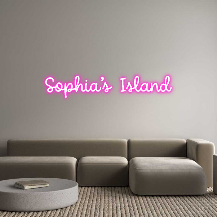 Custom Neon: Sophia’s Island