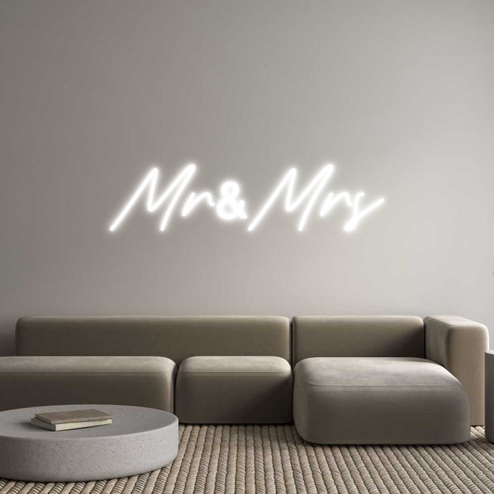 Custom Neon: Mr&Mrs