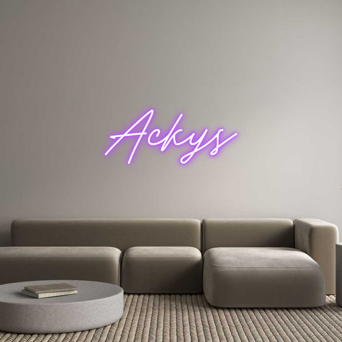Custom Neon: Ackys