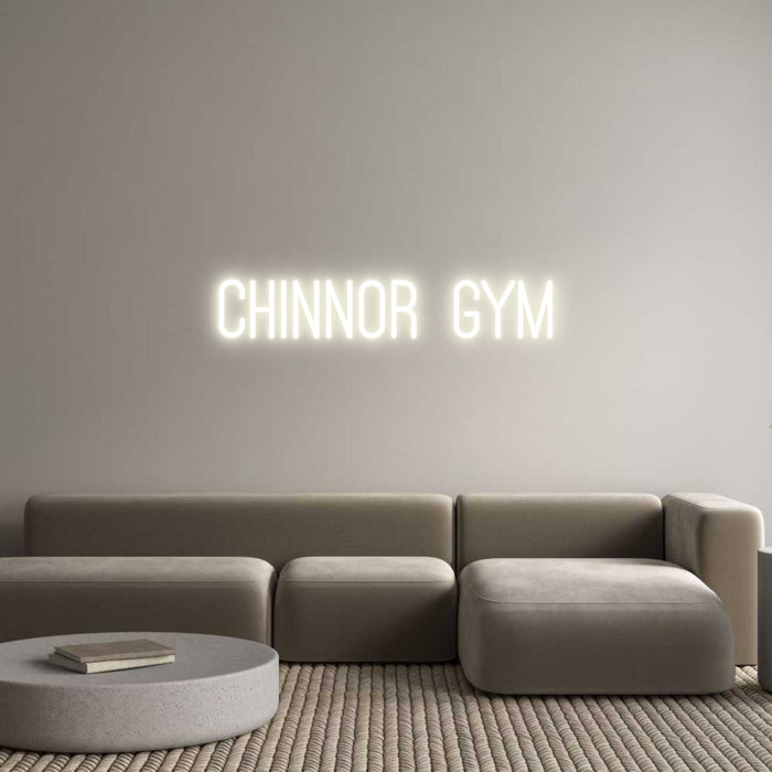 Custom Neon: chinnor gym