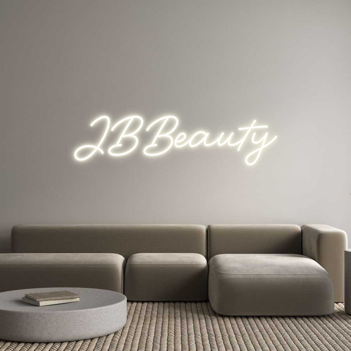 Custom Neon: JBBeauty